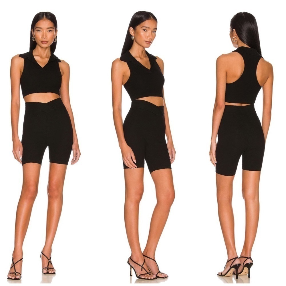Revolve All The Ways Valerie Polo Short Set in Black Size XS